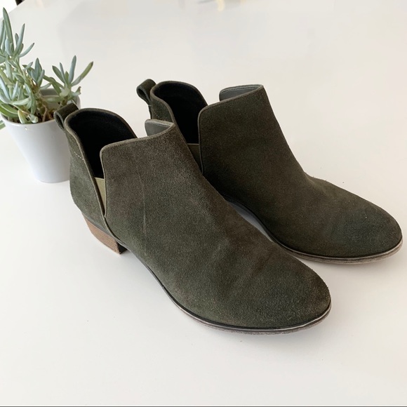 bp Olive Green Low Booties - Picture 2 of 4